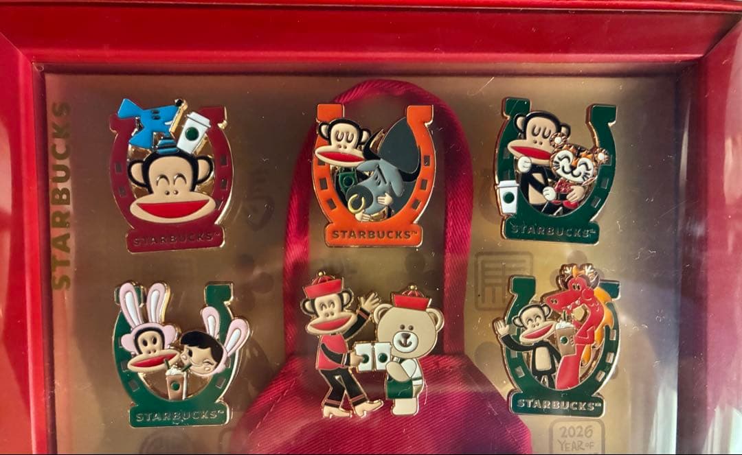 Starbucks Year of the Horse ピンバッジセット