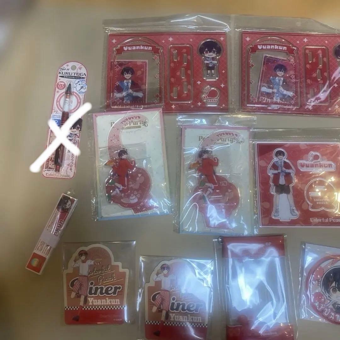 12点，カラフルピーチ　ゆあんくん Yuankun アクリルスタンドセットなど