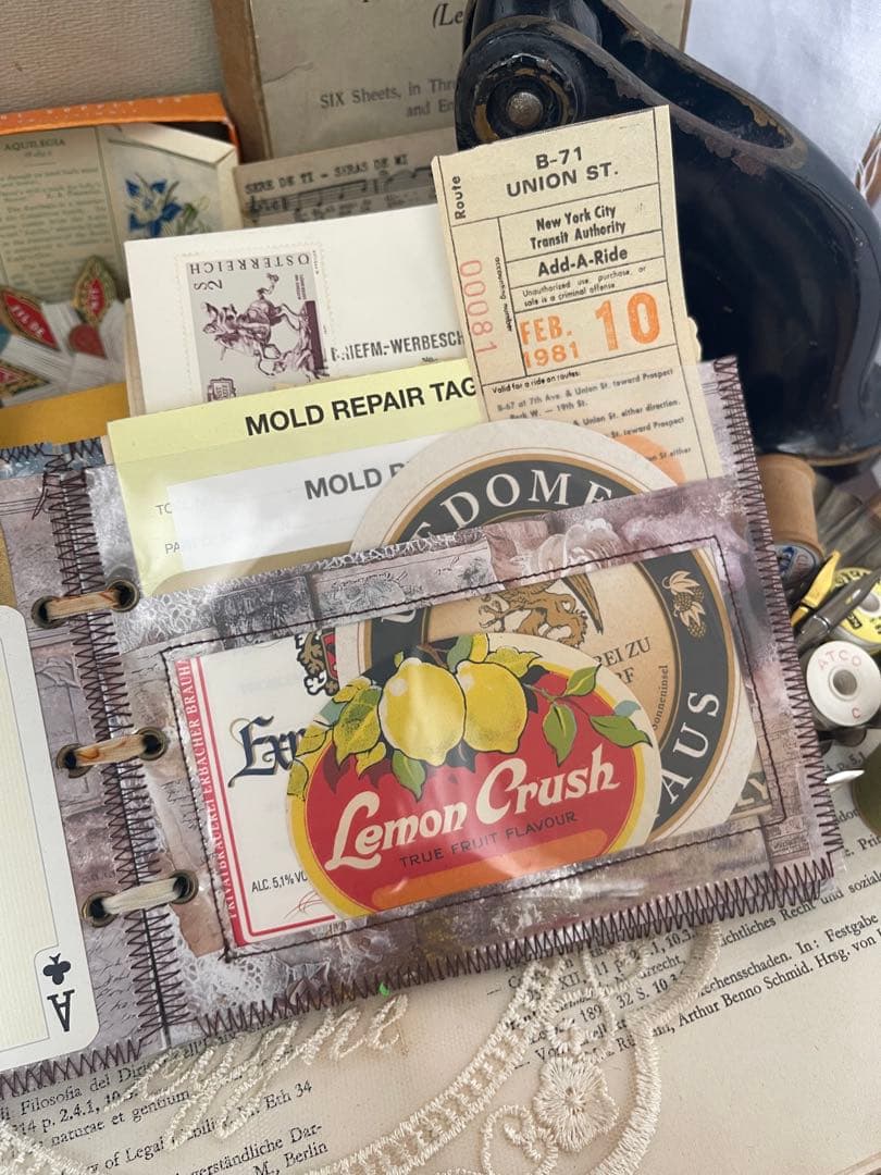 初回販売価格◎紙モノおすそ分けファイル｜横型デザイン×小窓ポケット チャーム付き