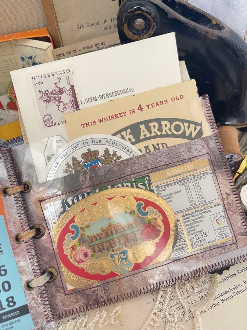 初回販売価格◎紙モノおすそ分けファイル｜横型デザイン×小窓ポケット チャーム付き