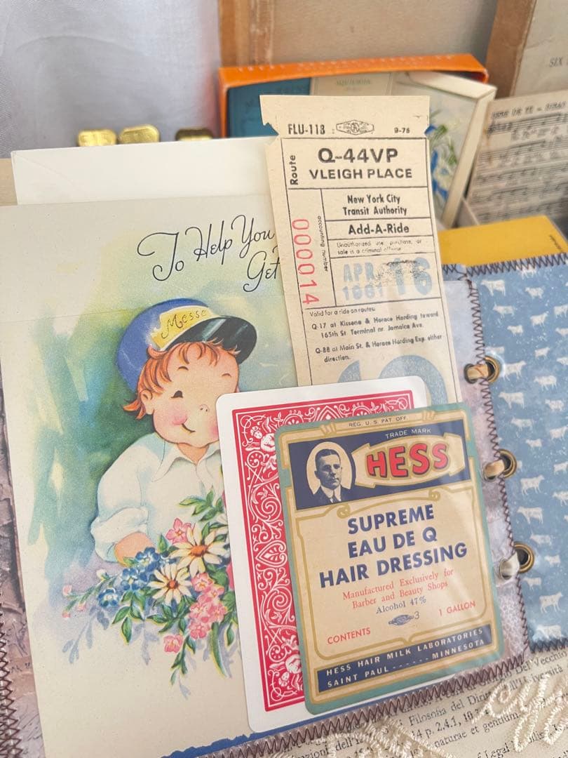 初回販売価格◎紙モノおすそ分けファイル｜横型デザイン×小窓ポケット チャーム付き