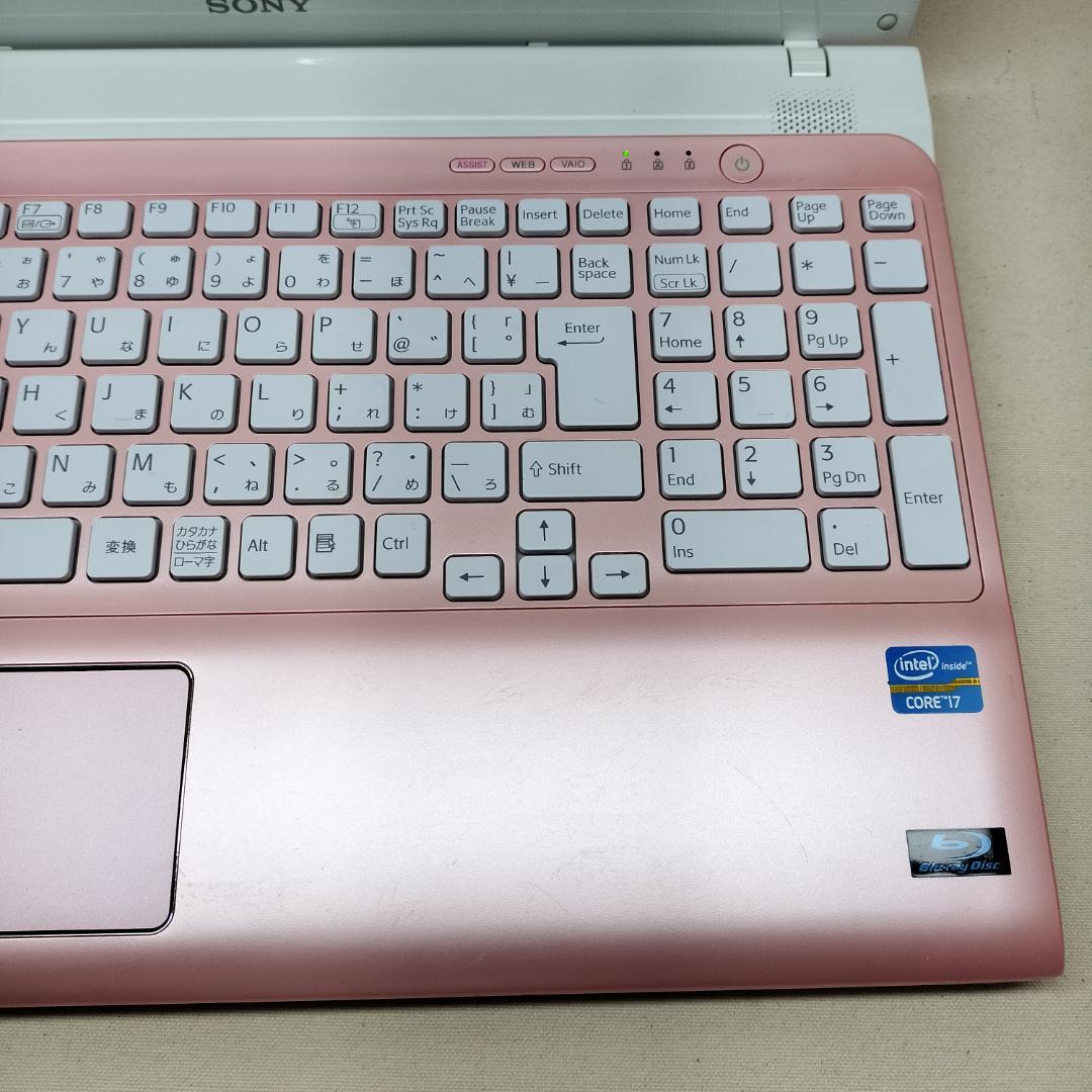 497★Core i7★1TBピンクSSDノートパソコン Windows11