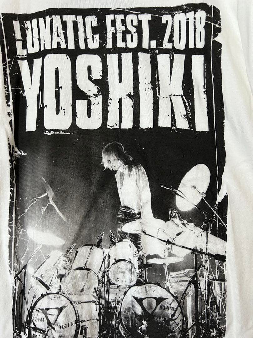 未使用　YOSHIKI LUNATIC FEST. 2018 Tシャツ