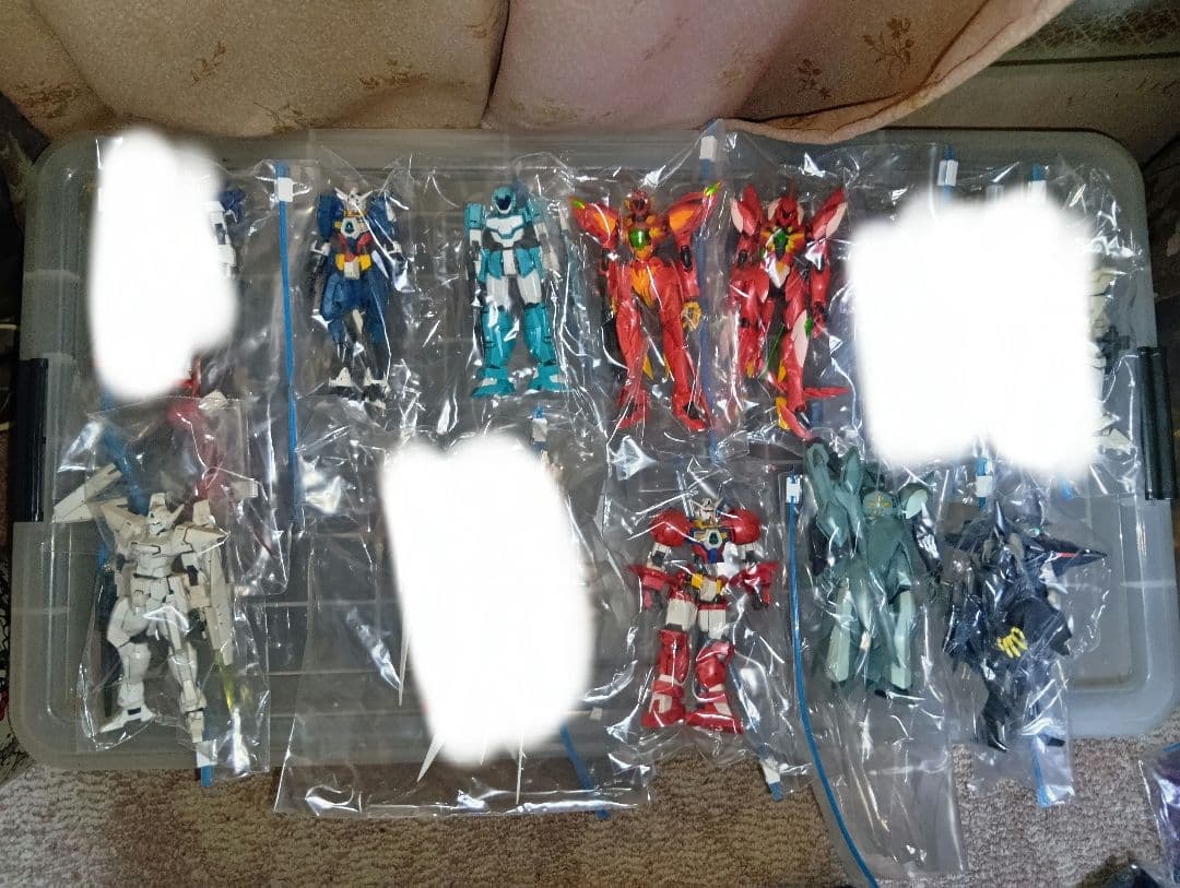 最終HGガンプラAGE、鉄血、水星の魔女色々完成品ジャンク