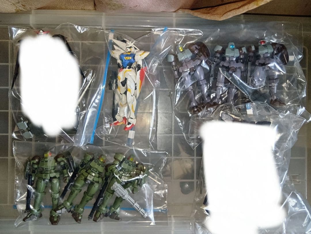 最終HGガンプラAGE、鉄血、水星の魔女色々完成品ジャンク