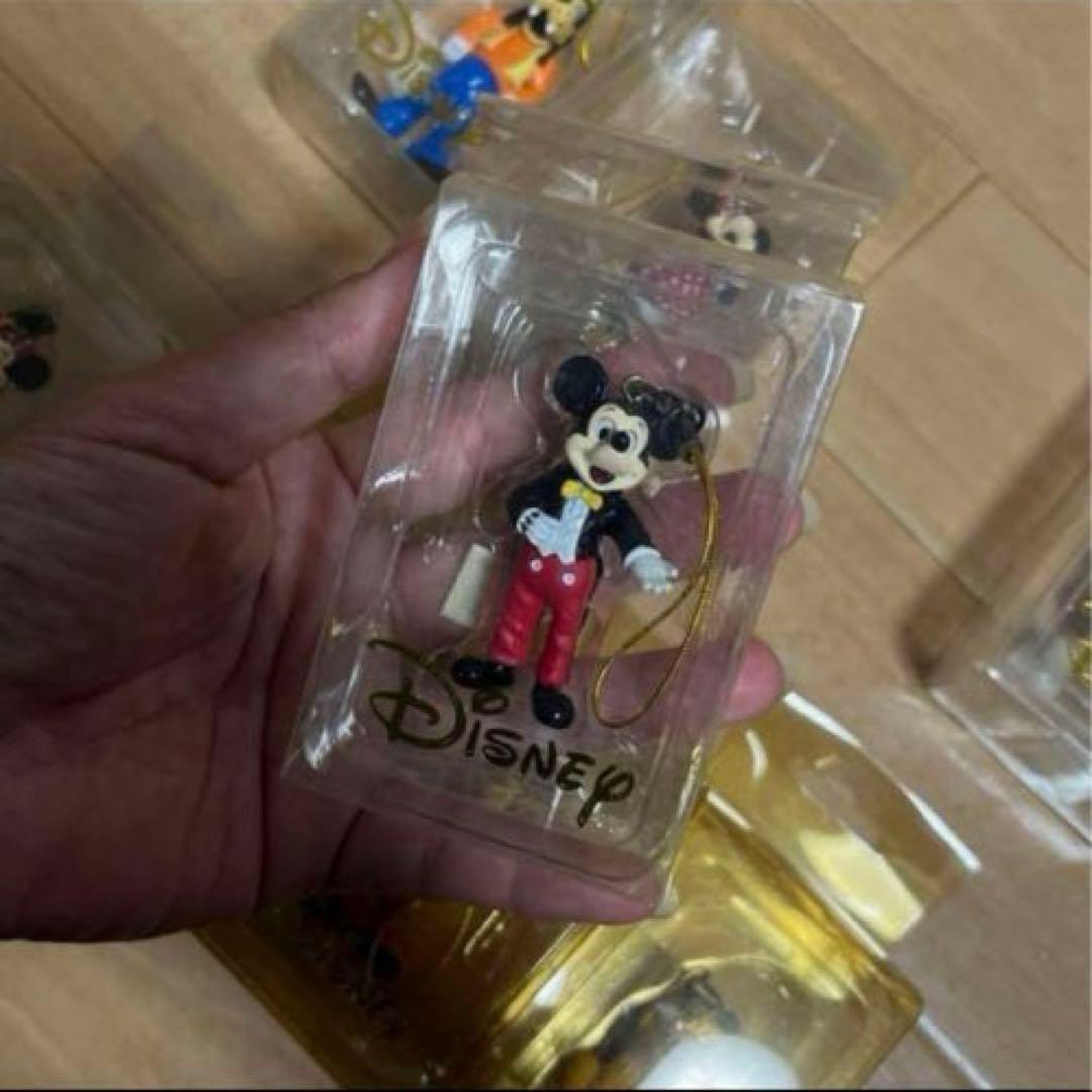 ヴィンテージ　ディズニーキャラクター　ストラップフィギュア　8体セット　レア
