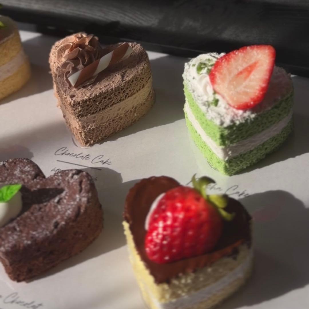 【Valentine collection】６種のハートケーキフレーム