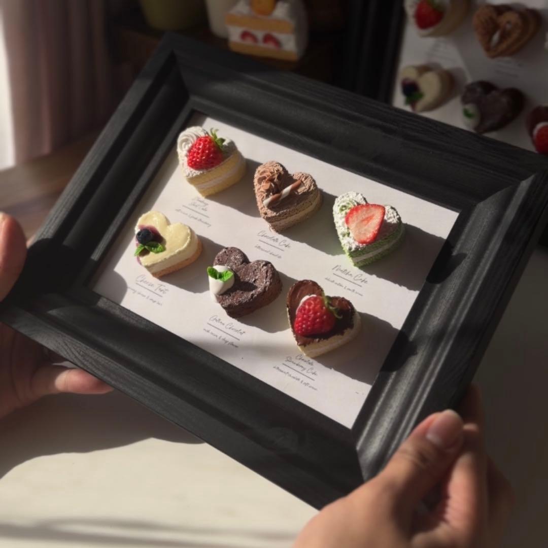 【Valentine collection】６種のハートケーキフレーム
