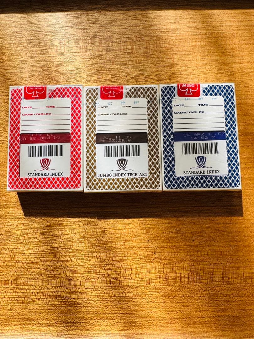 レアデック　Wynn Deck 茶裏 青裏 赤裏　新品未開封
