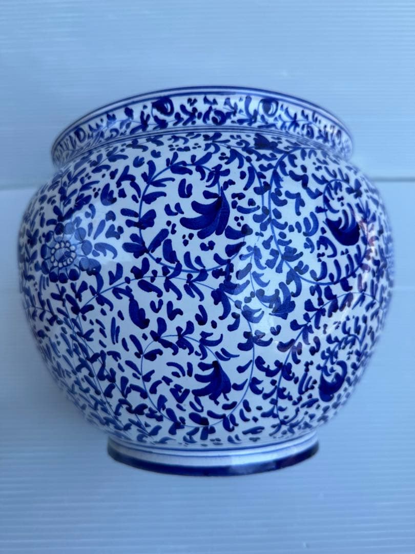 MADE IN ITALY FAENZA フラワーベース　直径28❌20㎝