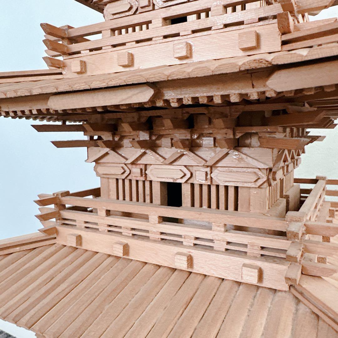 希少 模型 五重塔 約 1/45スケール 120cm レア 送料込 たのメル敏