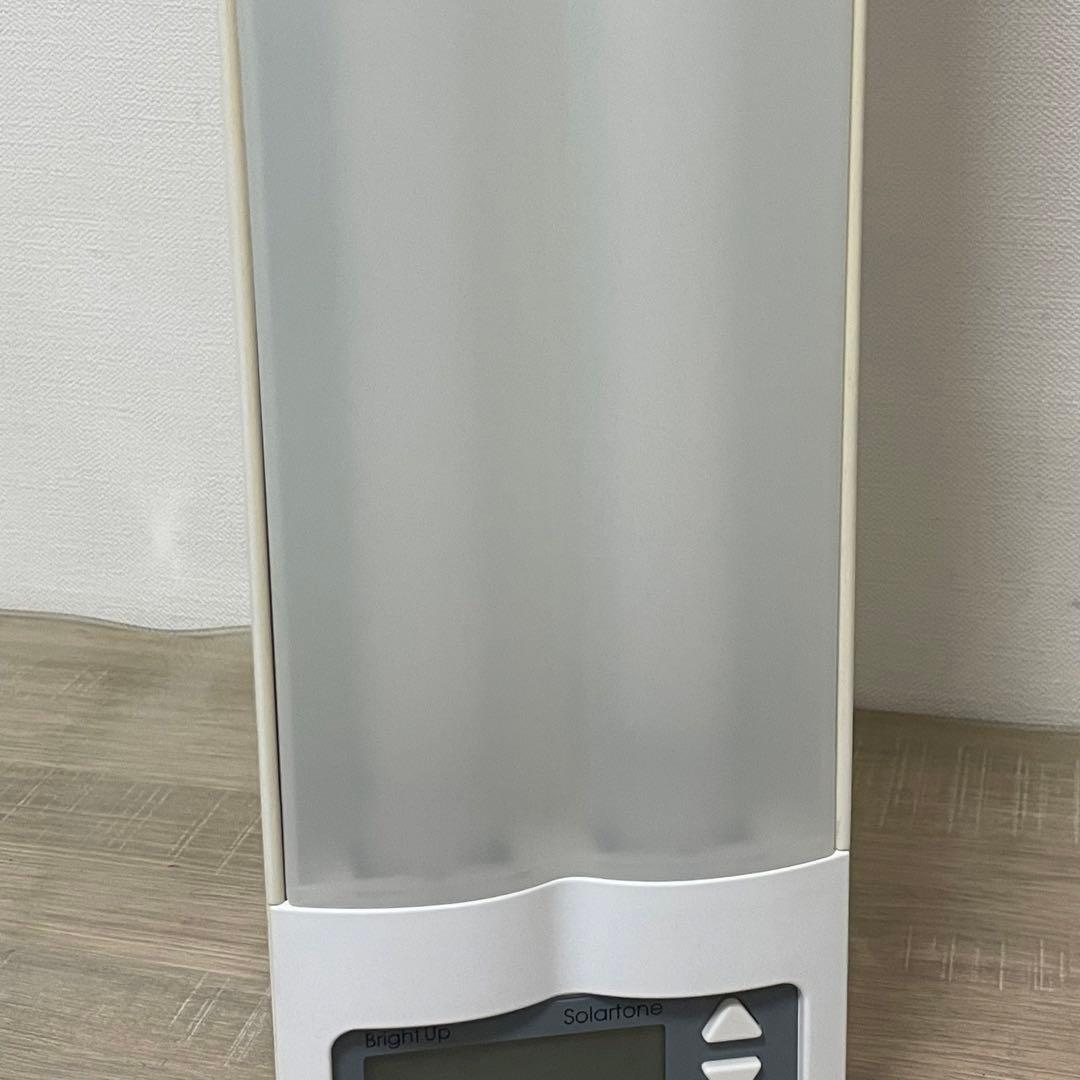 ★良品★ ブライトアップクロック ホワイト　付属品完備！