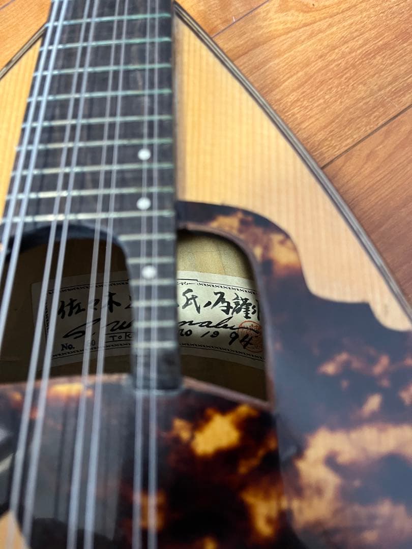中古 マンドリン 渡邊精次 anno 1995 ケース付き 鍵付き