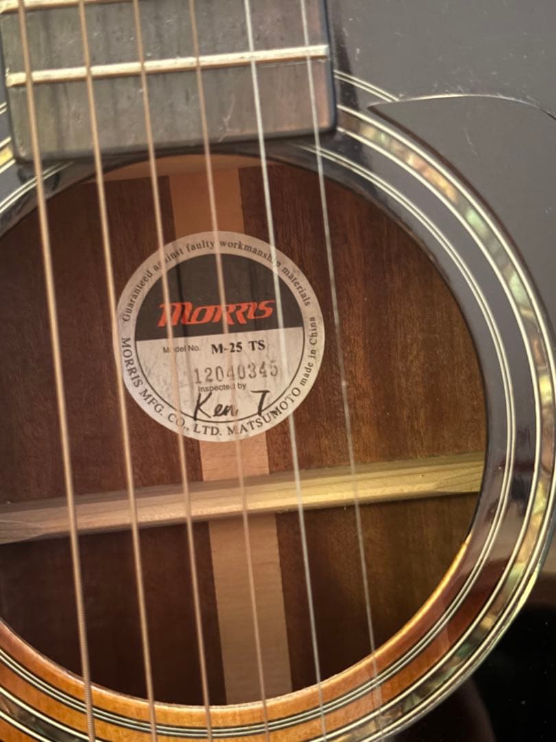 【美品】morris ギター M-25 TS