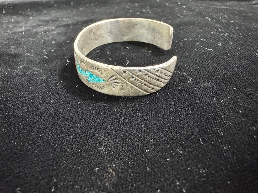 シルバー ターコイズ カフブレスレットなど8点セット