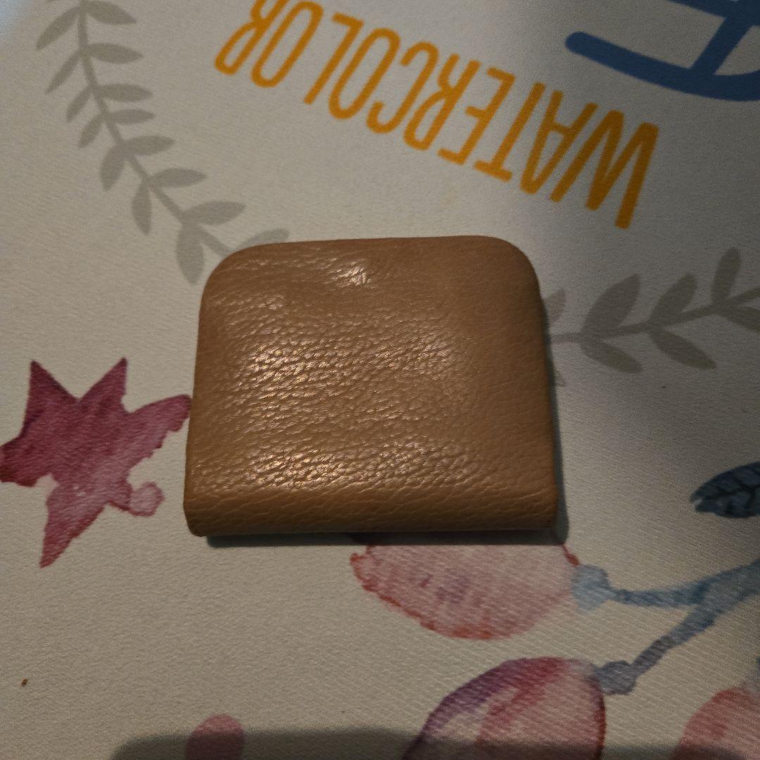 genten お茶色　珍しい　小銭財布