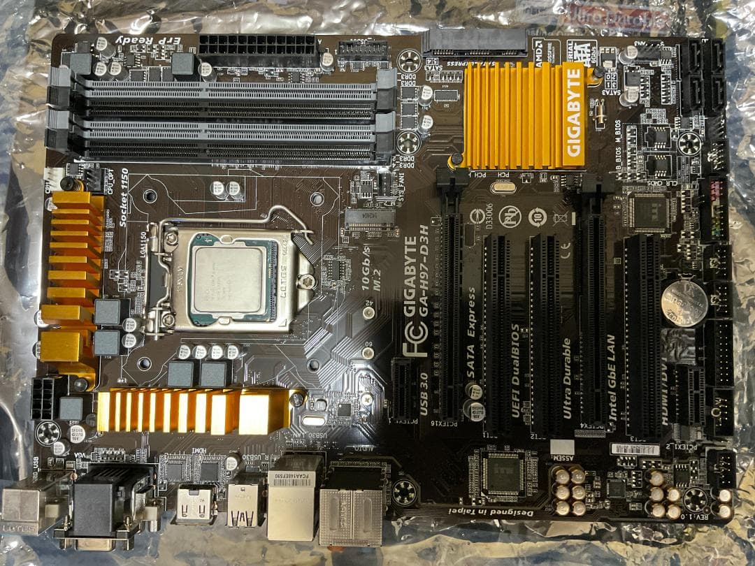 GA-H97-D3H マザーボード Core i5-4690K CPU セット