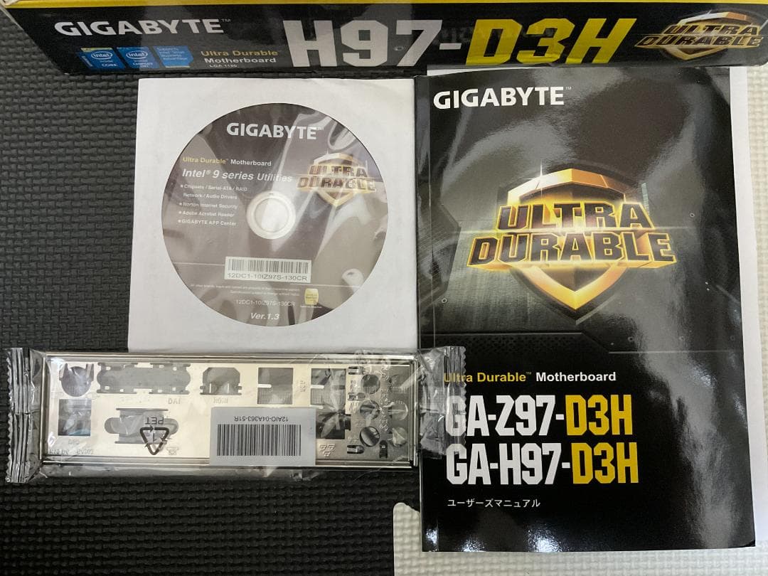 GA-H97-D3H マザーボード Core i5-4690K CPU セット