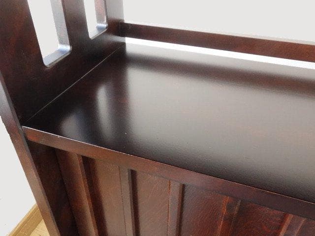 北海道民芸家具　ＨＭ108　茶棚　リビングサイドボード　再塗装済　ＵＳＥＤ