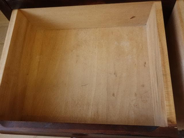 北海道民芸家具　ＨＭ108　茶棚　リビングサイドボード　再塗装済　ＵＳＥＤ