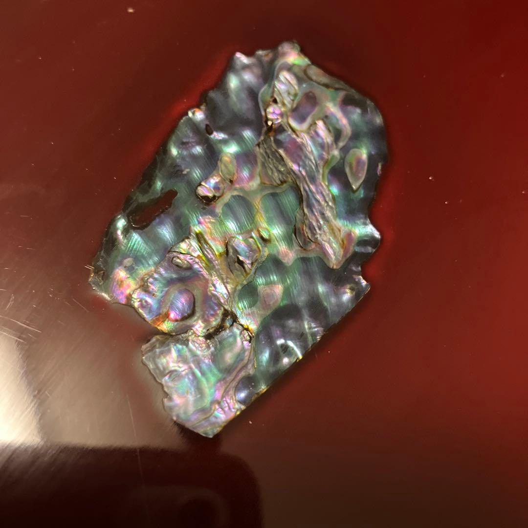 讃岐漆芸　螺鈿　お盆　トレー　香川県　漆器　楕円盆　民藝　民芸