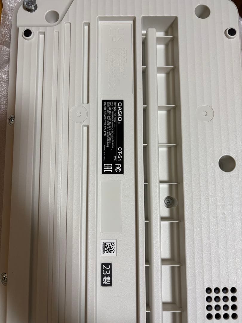 Casiotone CT-S1 WE (ホワイト) 61鍵盤キーボード