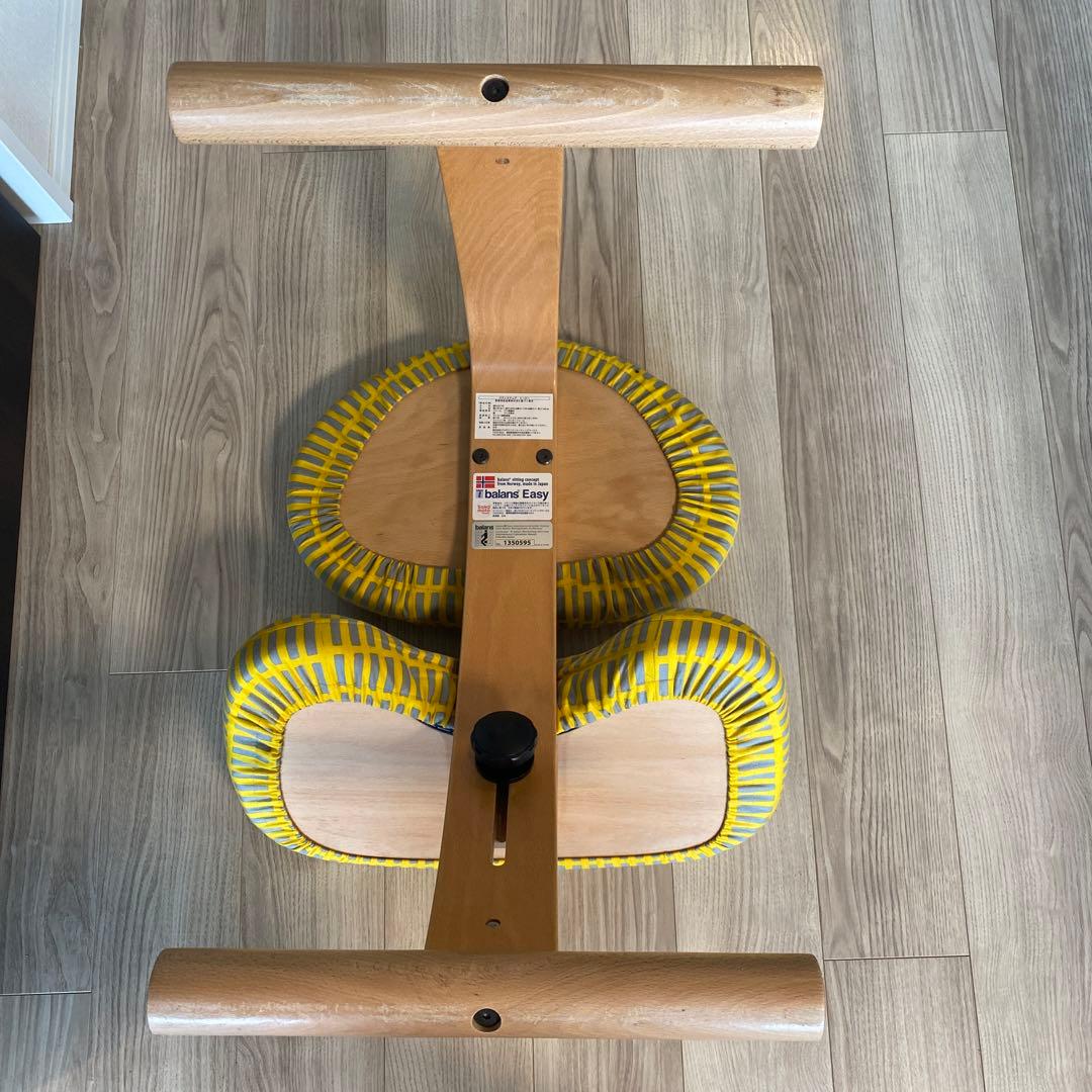 【完成品・組み立て不要・美品・カバー付き】バランスチェア・イージー ネイビー