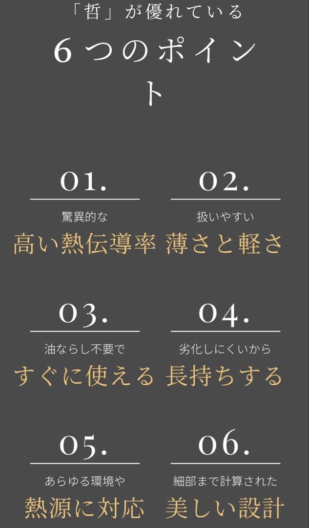 鉄製　フライパン　哲 26cm ＩＨ対応　シーズニング不要