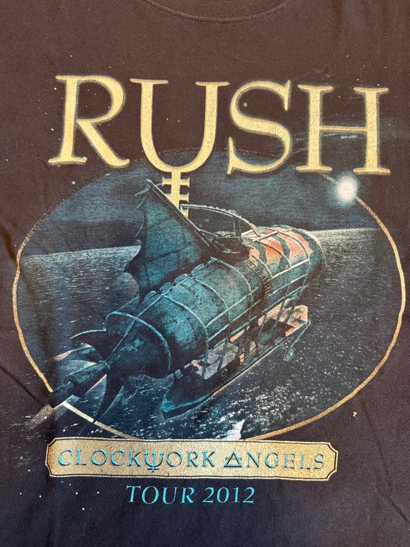 【希少】RUSH 2012年ツアーTシャツ Clockwork Angels