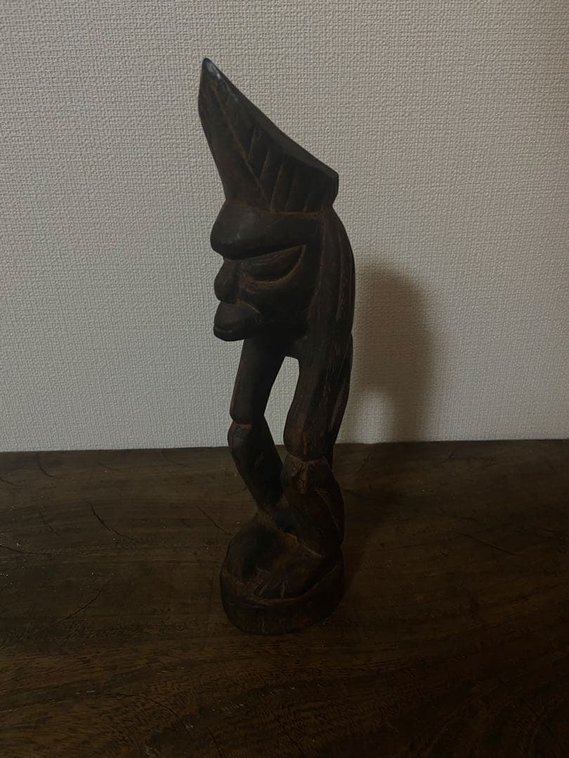 1950〜1960年代 西アフリカ ダン族 木彫像 民藝アフリカ彫刻
