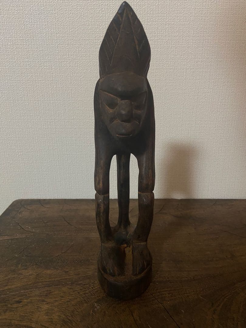 1950〜1960年代 西アフリカ ダン族 木彫像 民藝アフリカ彫刻