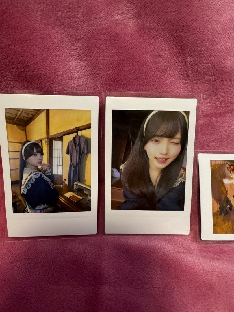 ファントムシータ　怪忌蝶寫眞集イベント　ランダムチェキ　もな　サイン入り