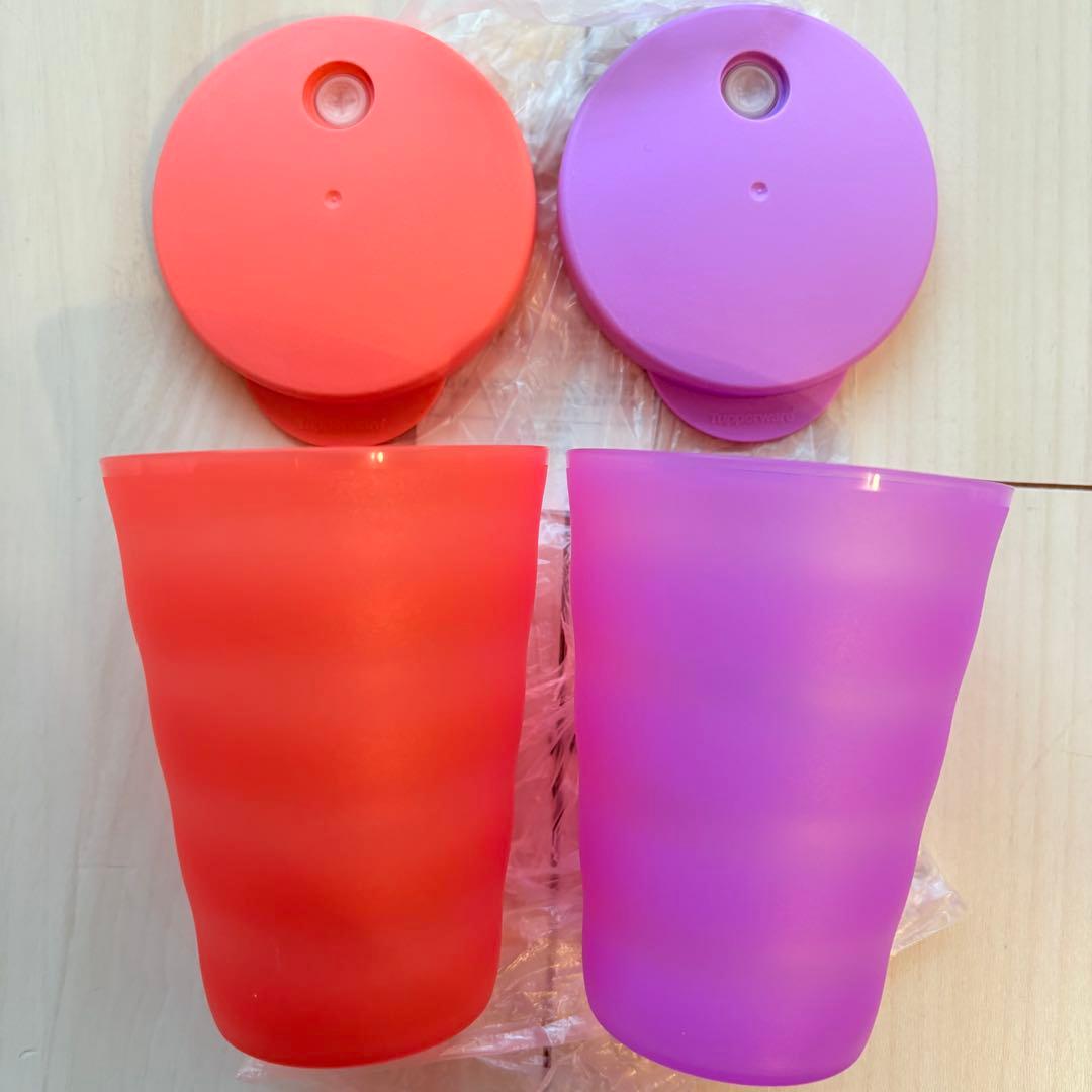 タッパーウェア エコボトル タンブラー フリップキャップ 新品 未使用 水筒
