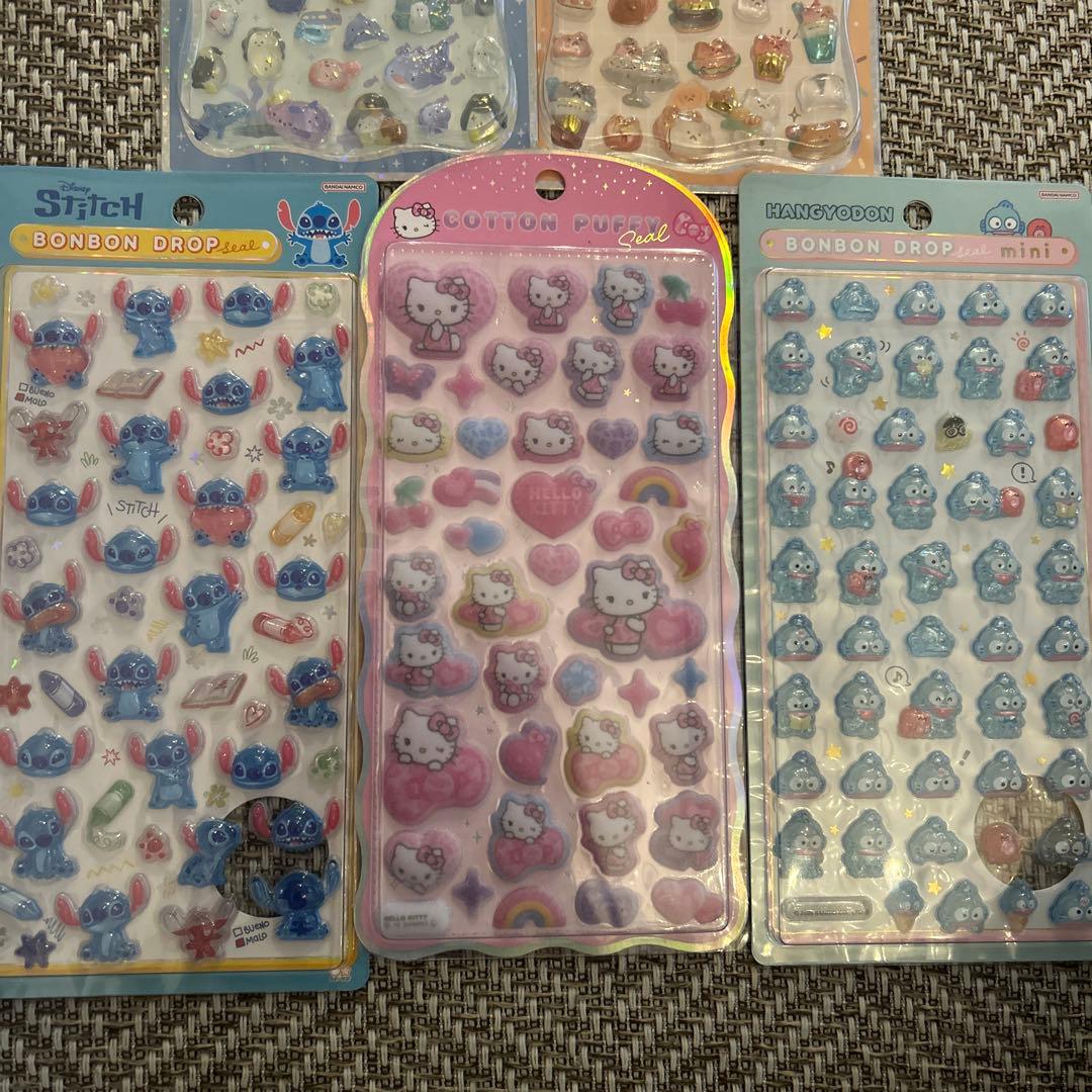 【正規品】まとめ売り ボンボンドロップシール 5枚セット