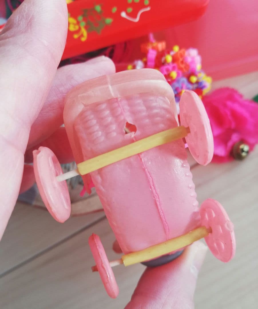 セルロイドケース　セルロイド人形　昭和レトロ玩具　古布ケース