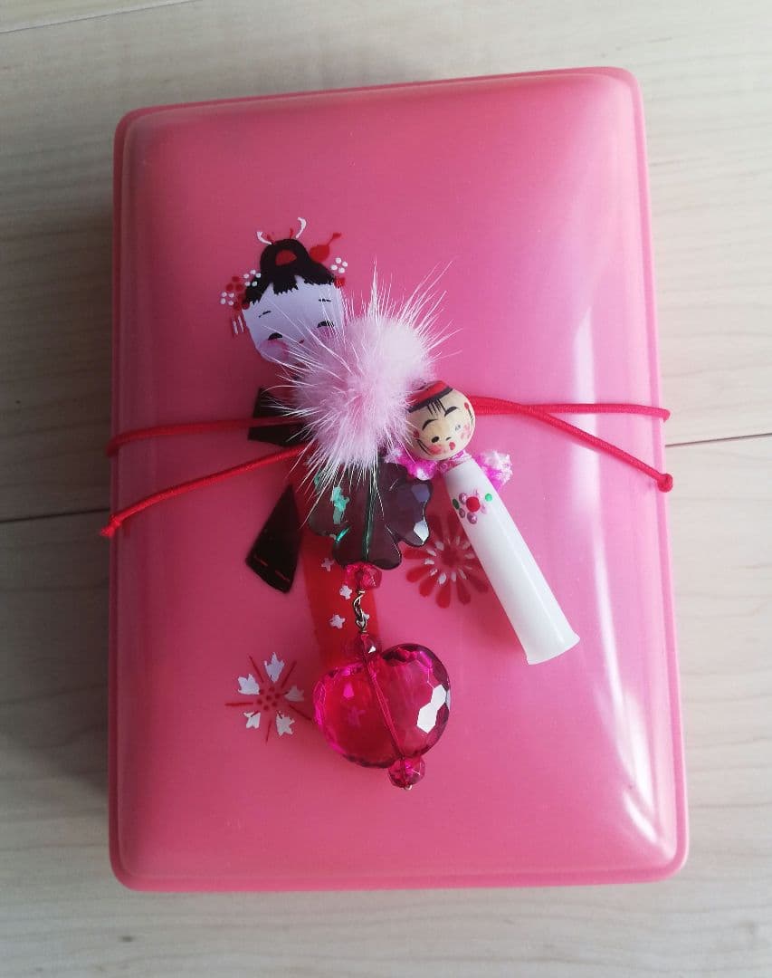 セルロイドケース　セルロイド人形　昭和レトロ玩具　古布ケース