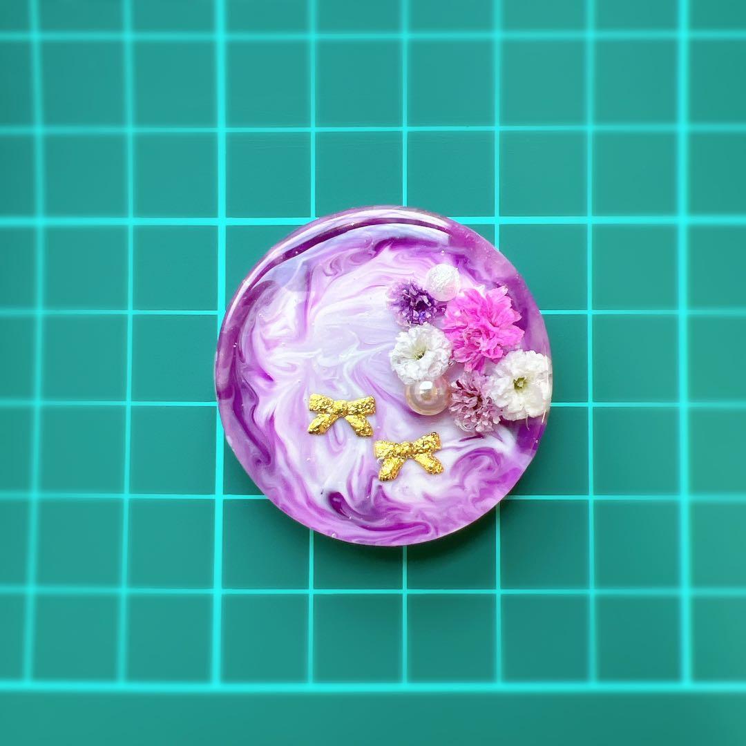 レジン ヘアゴム ドライフラワー No.883