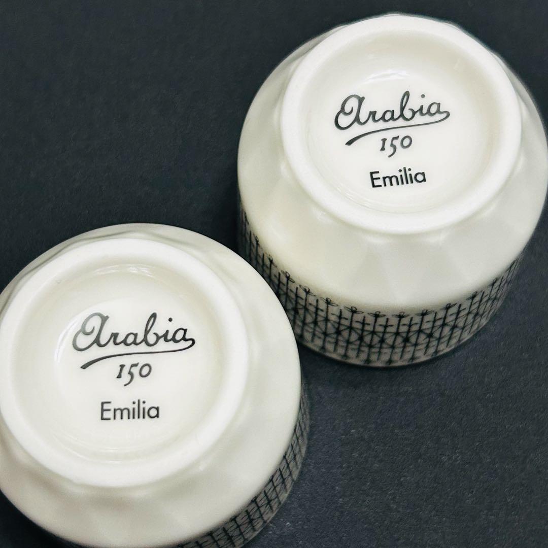 ARABIA アラビア Emiliaエミリア150年記念 ミニカップ プレート