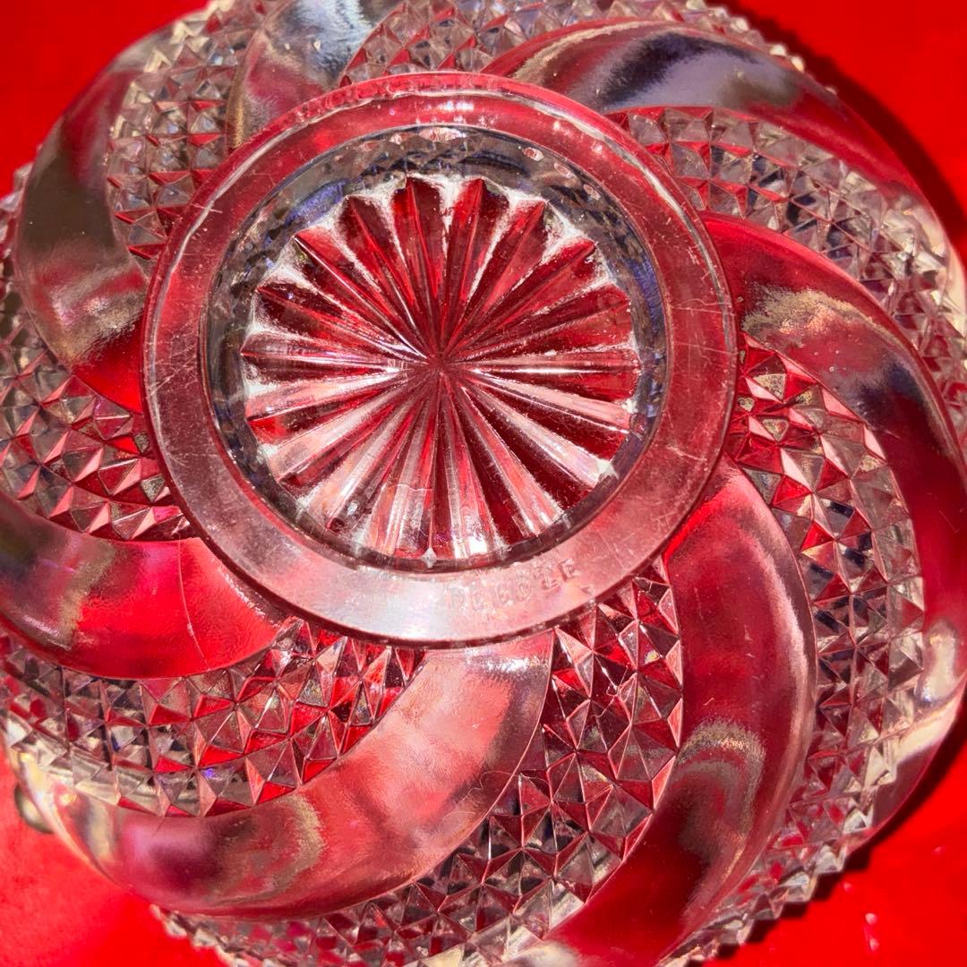 バカラ サーペンティン ボウル　鉢　把手付き 小物入れ　容器