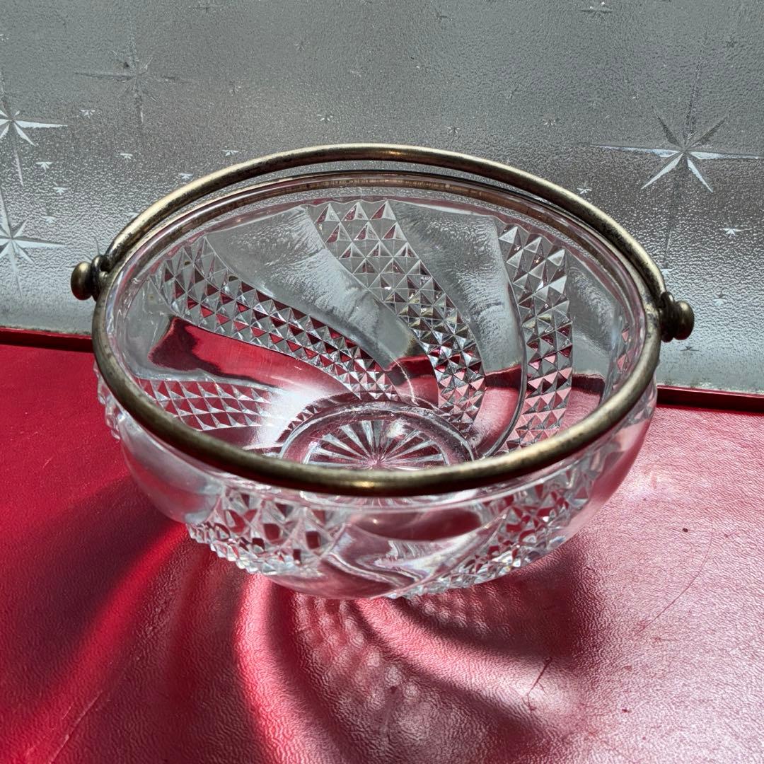 バカラ サーペンティン ボウル　鉢　把手付き 小物入れ　容器