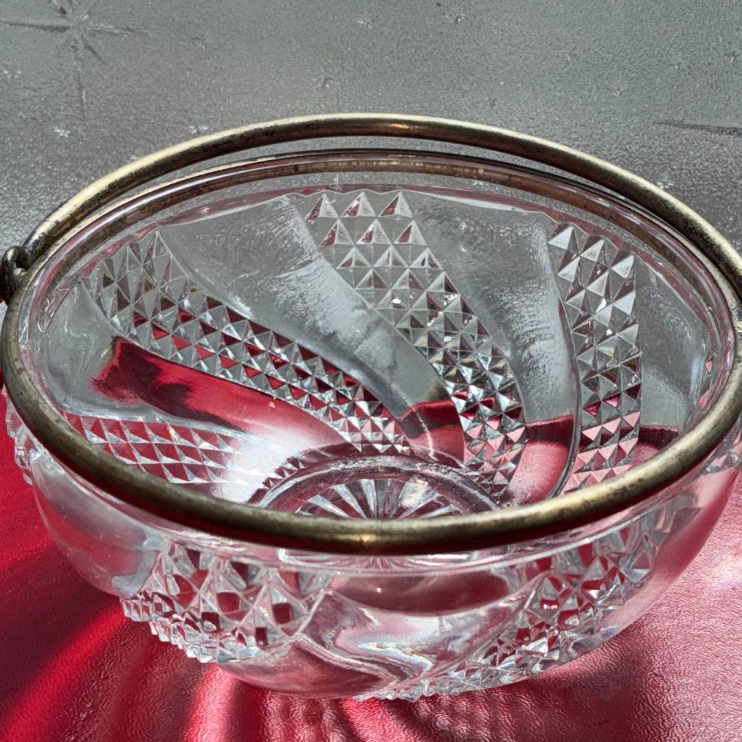 バカラ サーペンティン ボウル　鉢　把手付き 小物入れ　容器