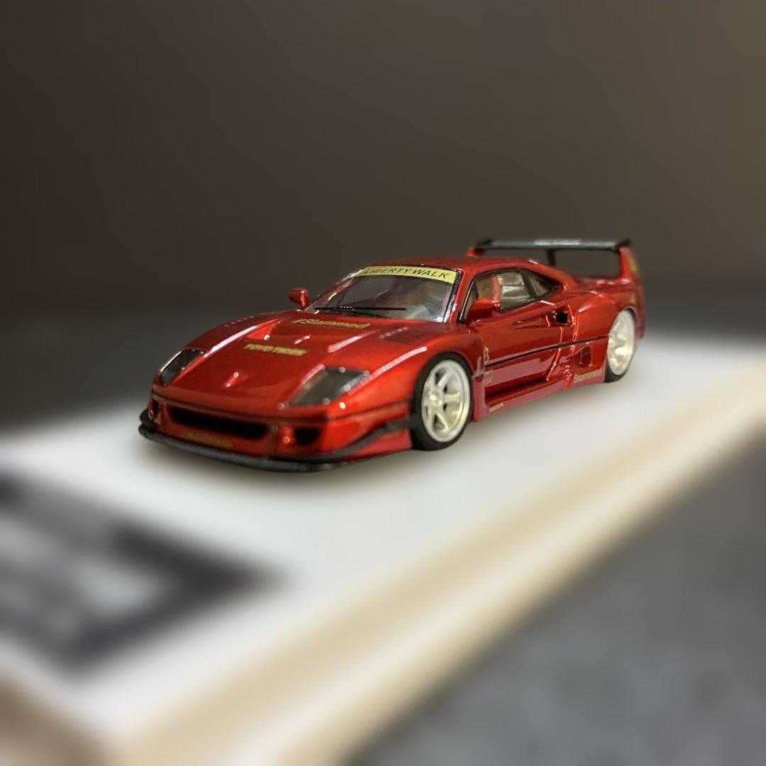 908※ LBWK フェラーリ F40 1/64スケール ダイキャスト ミニカー