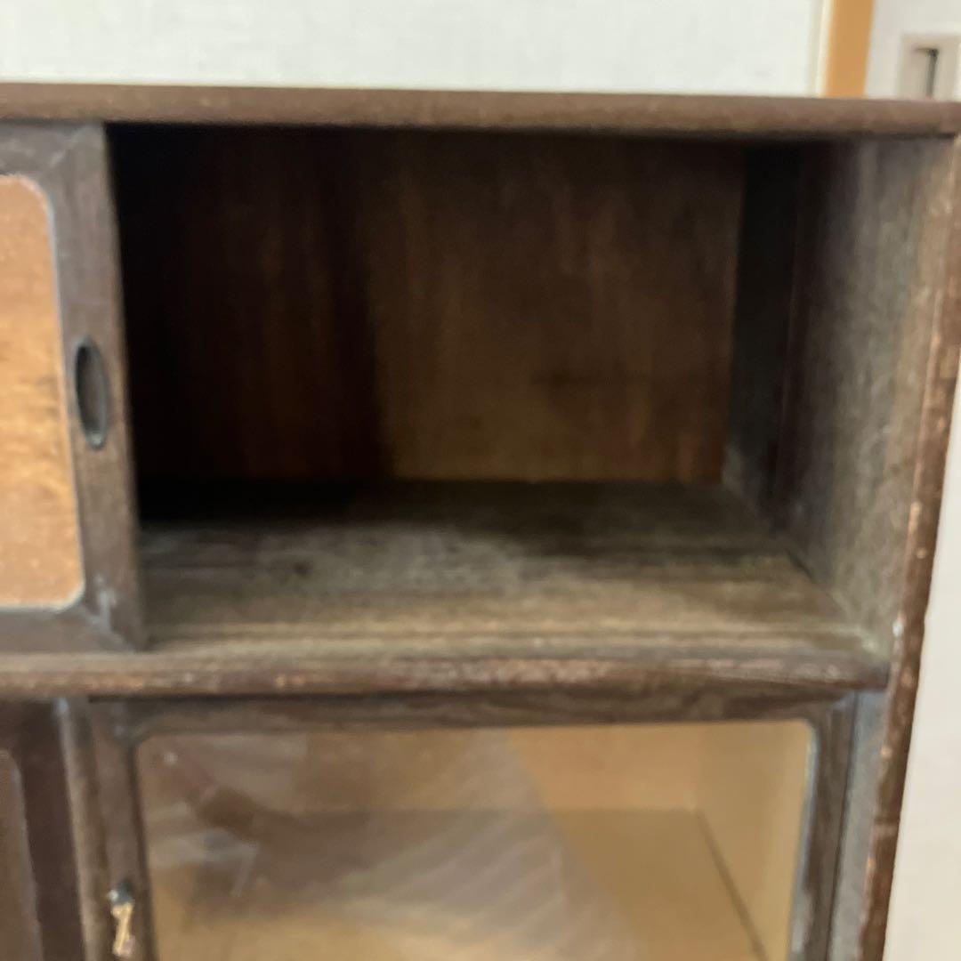 茶箪笥　飾り棚　レトロ　アンティーク　ヴィンテージ　古道具　古民家