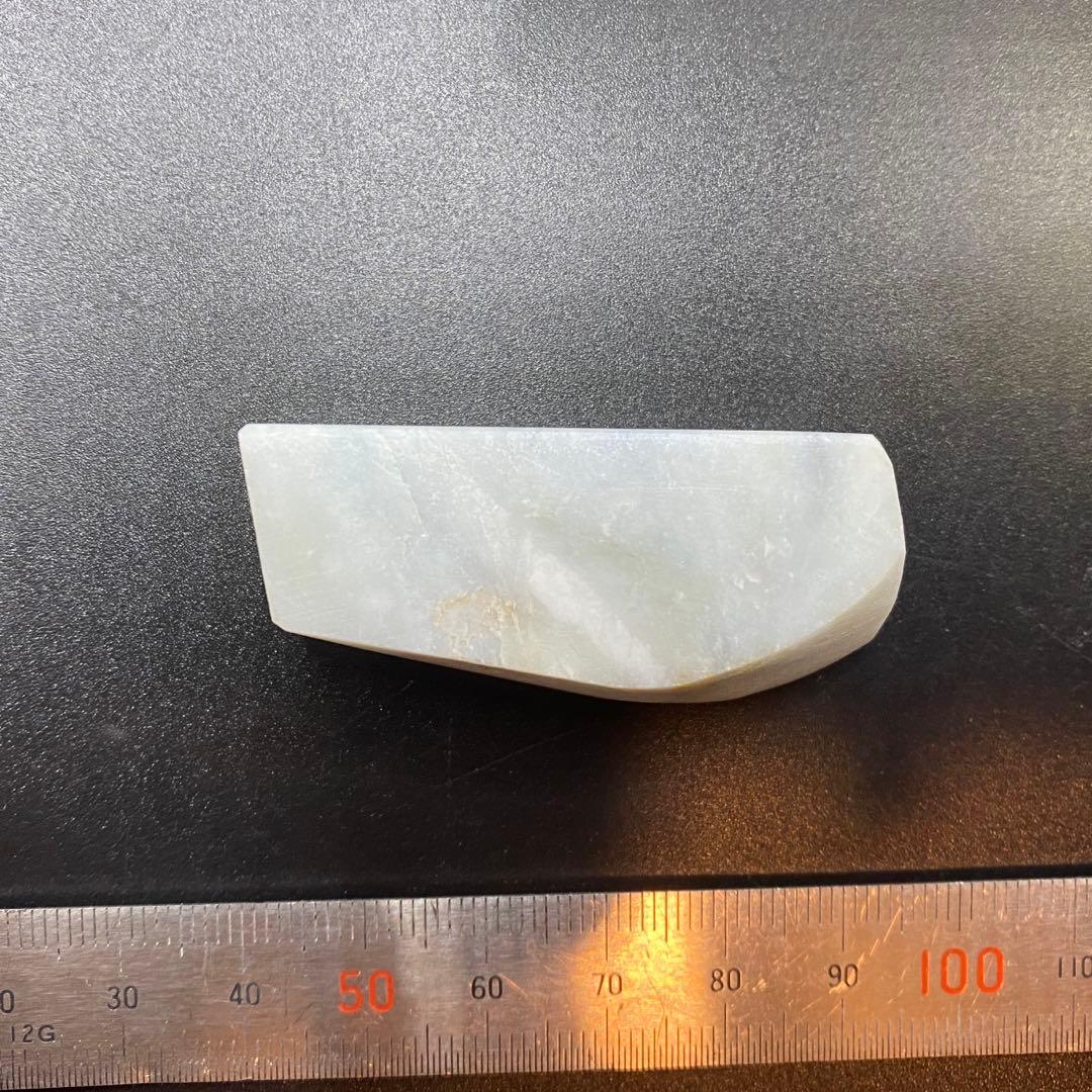 【1496】糸魚川産　青翡翠　白青　透過　44g　天然石　ヒスイ　パワーストーン