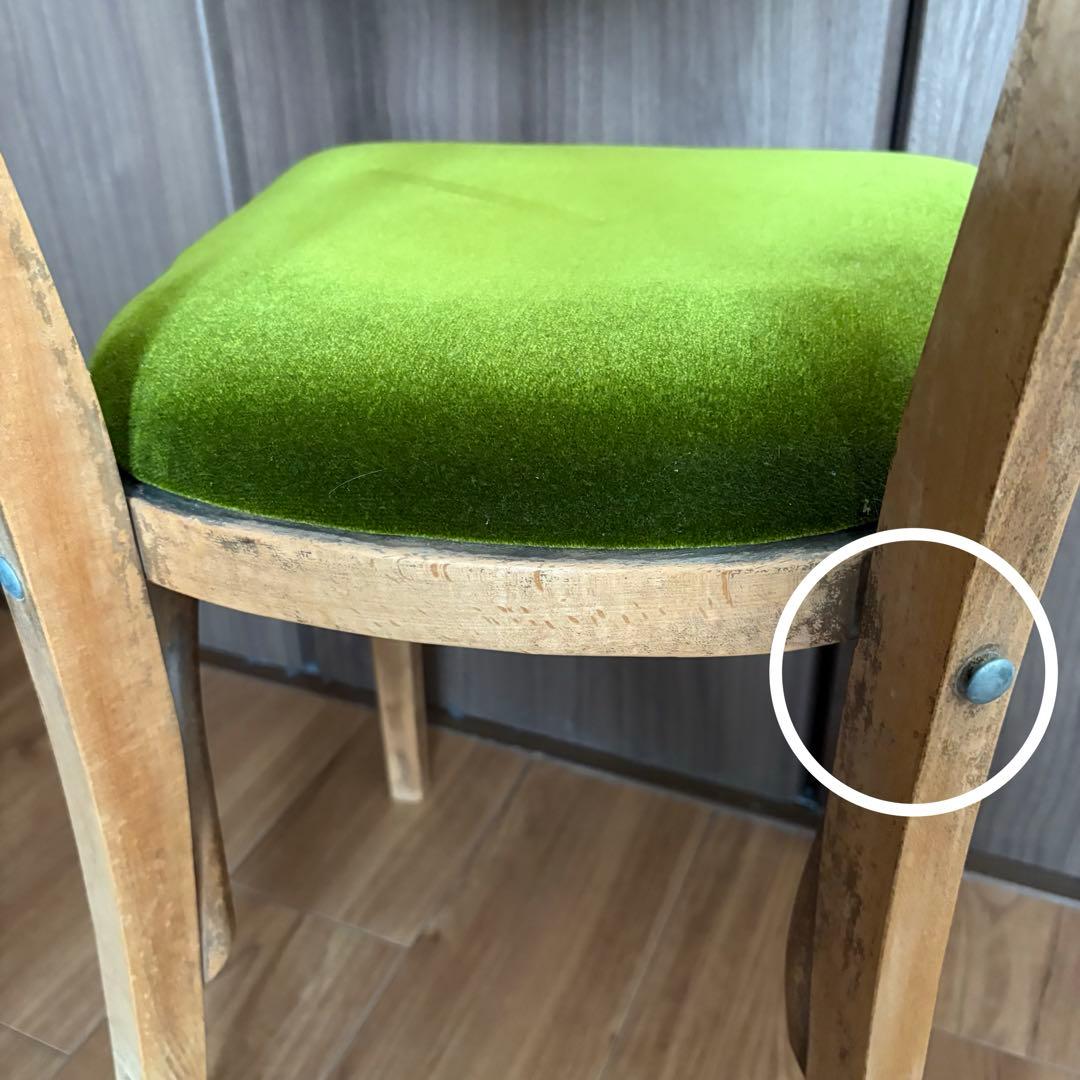 骨董市　アンティーク　チェアー　無垢　椅子　古道具　味ある木材