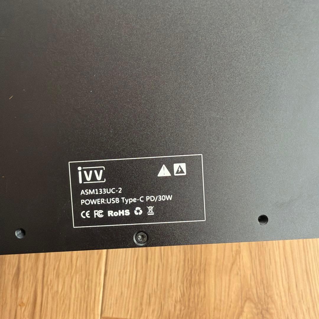 ディスプレイ・モニター本体 ivv asm133uc-2