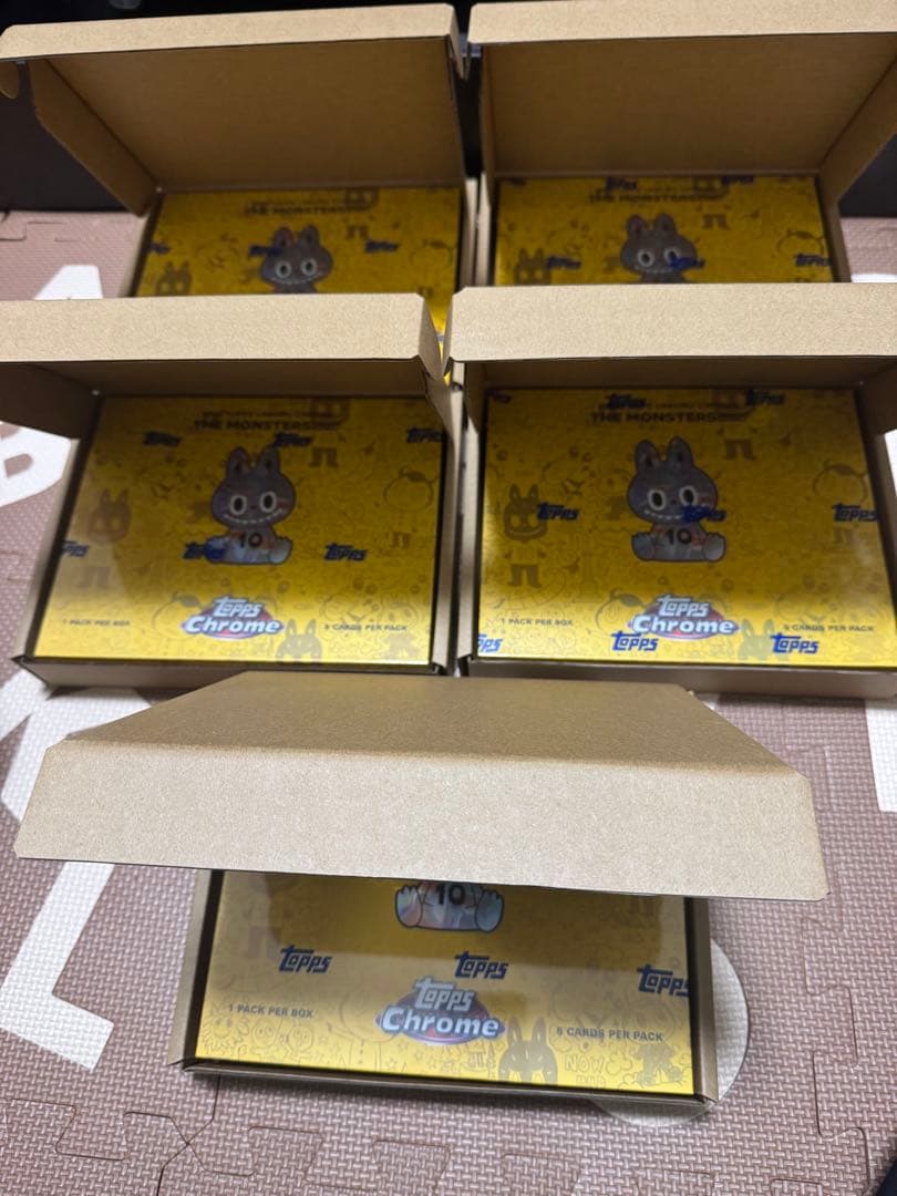 2025 Topps Chrome Labubu 5 BOX 新品・未開封