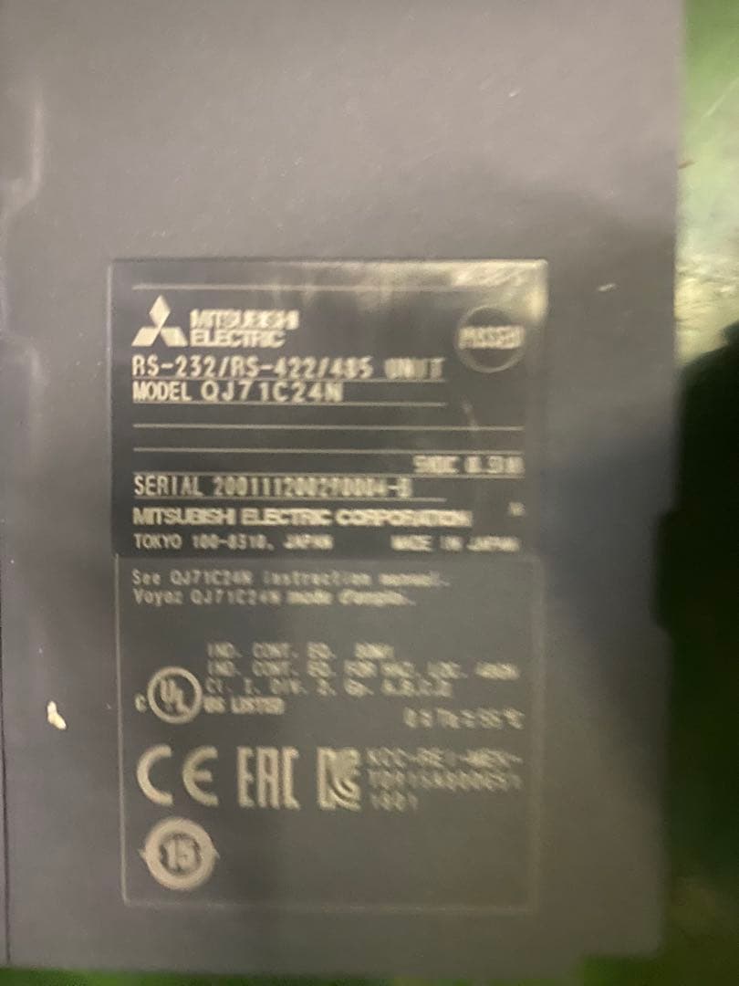 MITSUBISHI ELECTRIC QJ71C24N シリアルユニットPLC