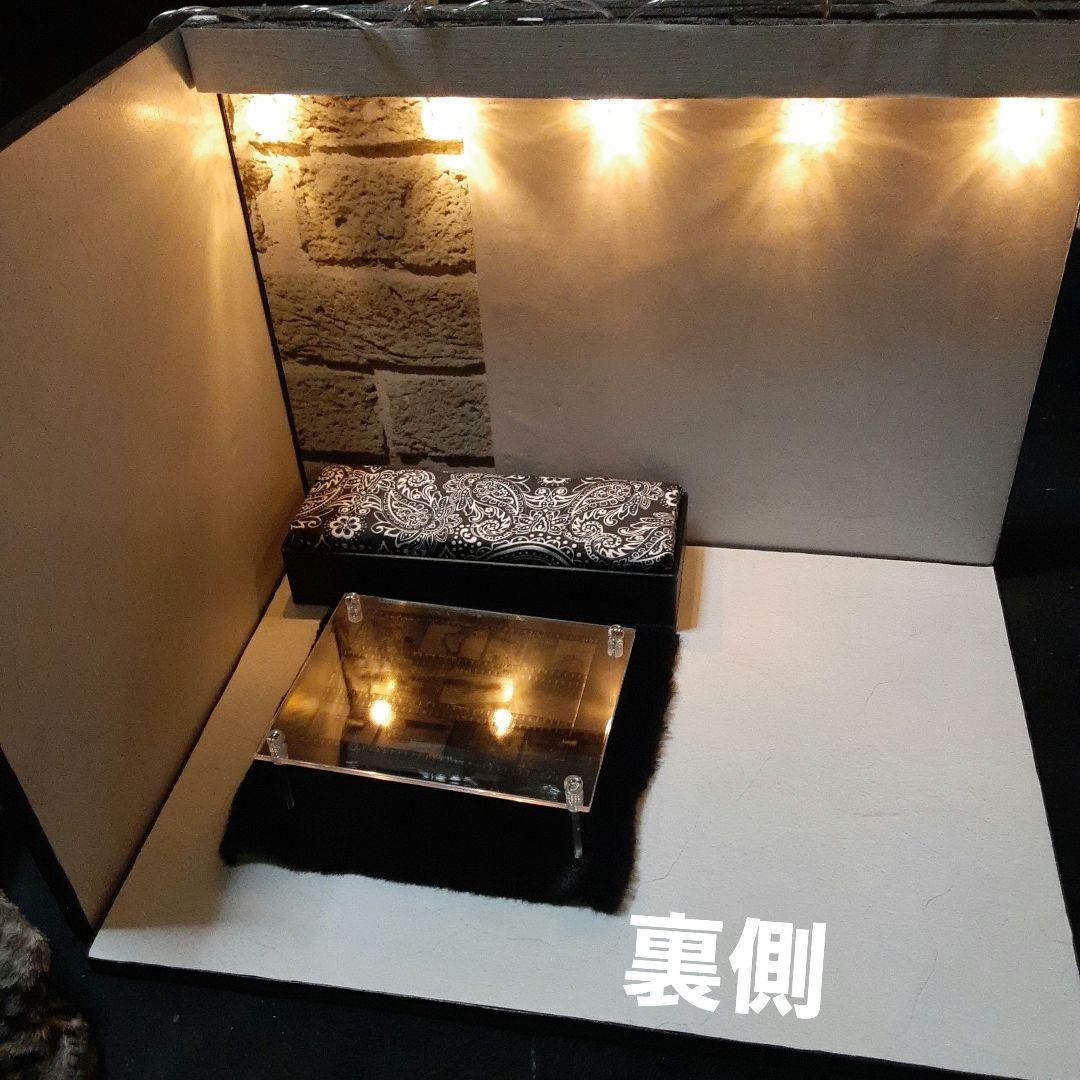 SALE 2Wayメンズドールハウスセット ミニチュア背景ボード