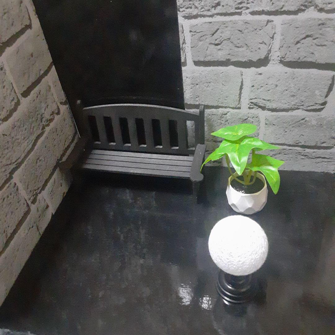 SALE 2Wayメンズドールハウスセット ミニチュア背景ボード